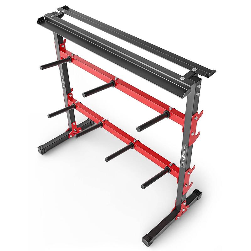 Multi-stand pentru plăci de greutate, haltere și bare