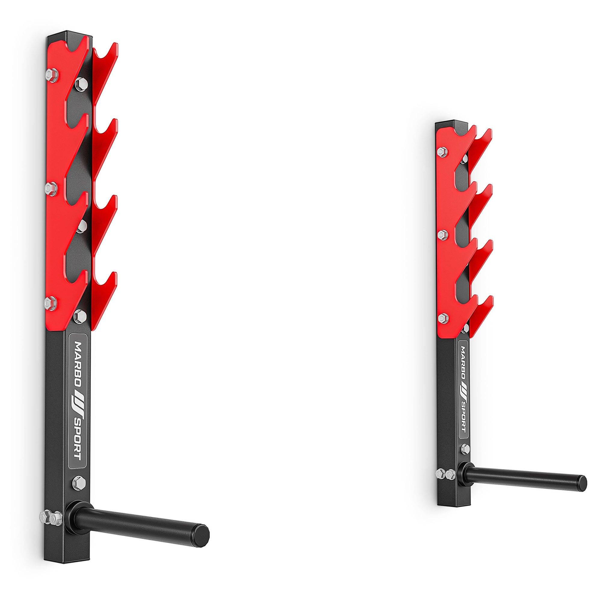 MARBO SPORT Porta barre e pesi a muro MH-S208