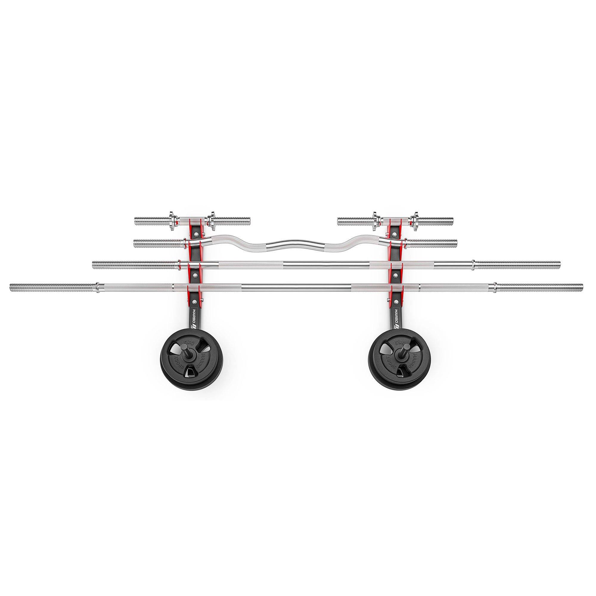 Supports pour barres d'haltère et poids Marbo Sport MH-S208 4/5