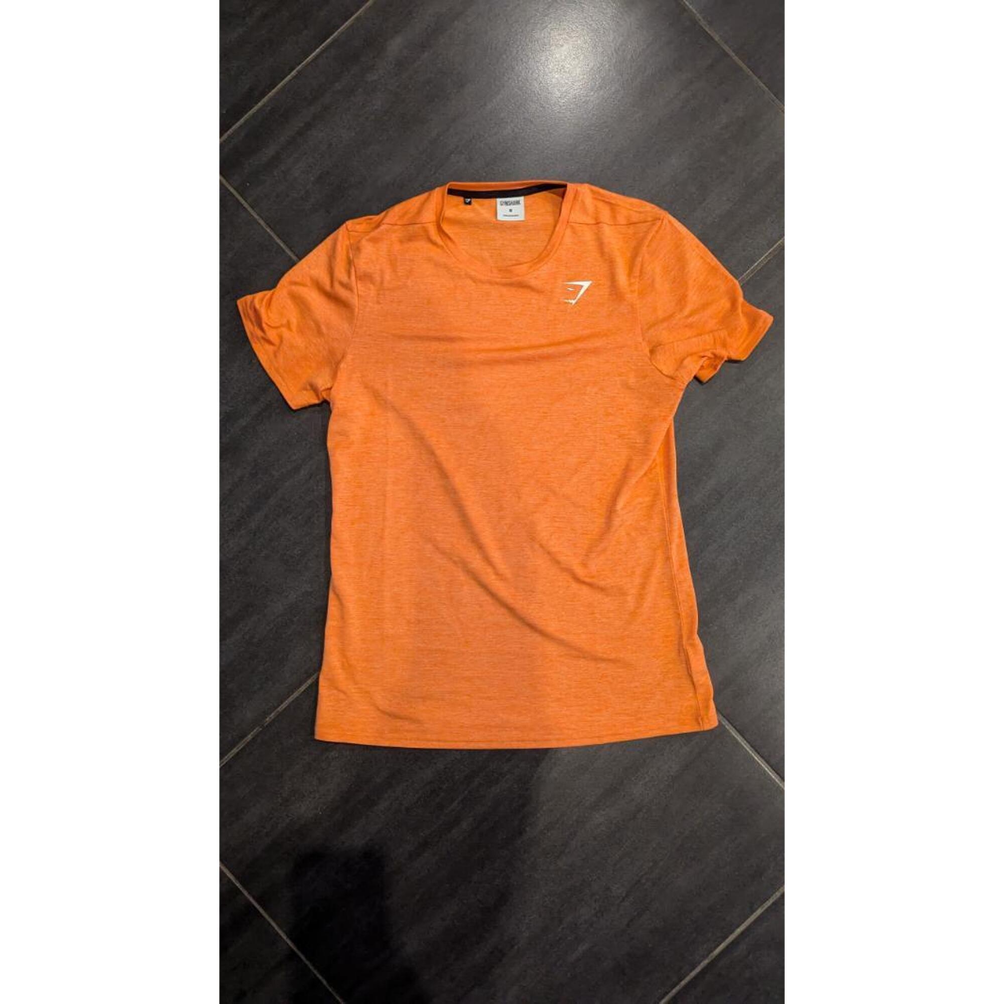 Tussen Particulieren - Heren-T-shirt met oranje gymshark