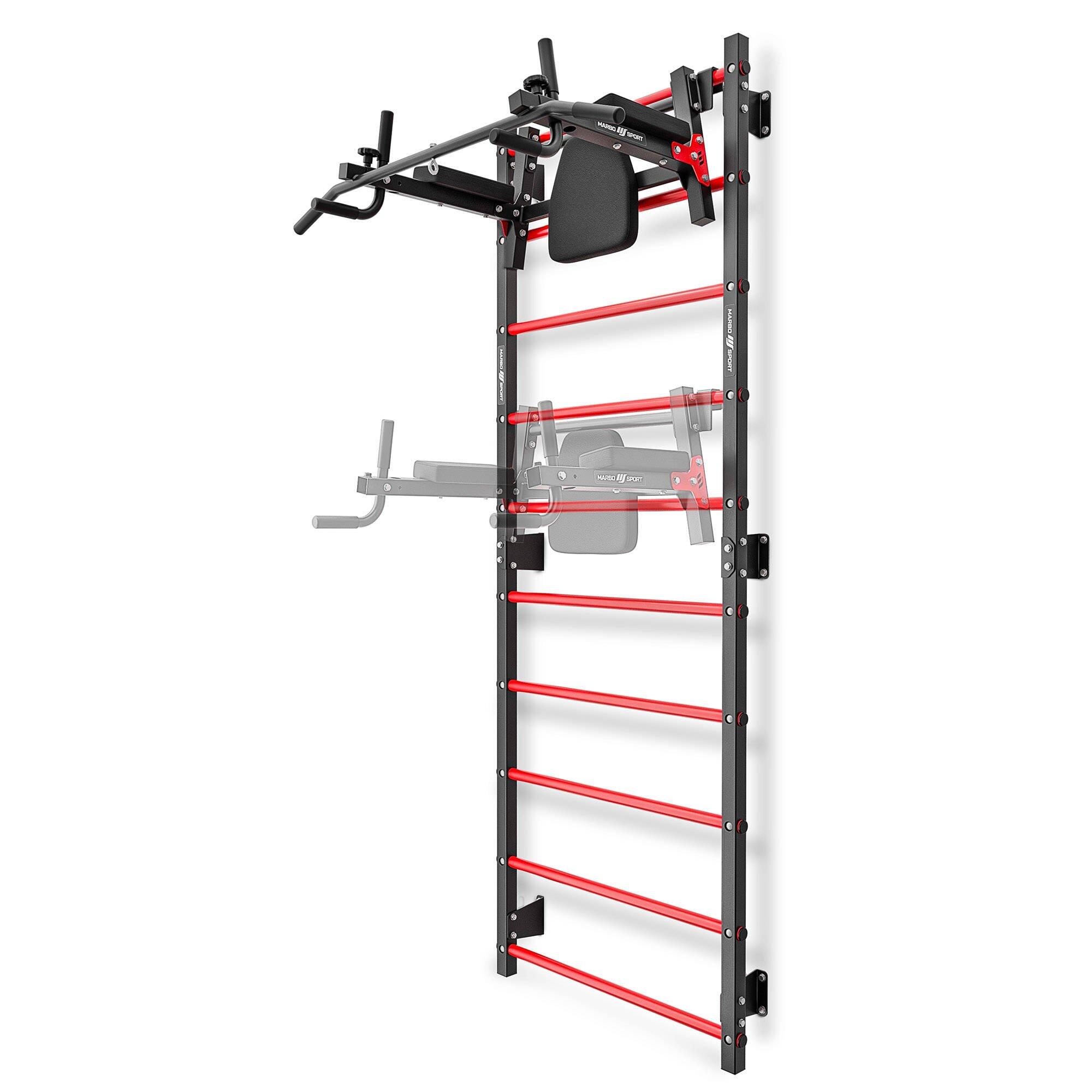 MARBO SPORT Turntrainingsset ladder en leuning met rekstok Marbo Sport
