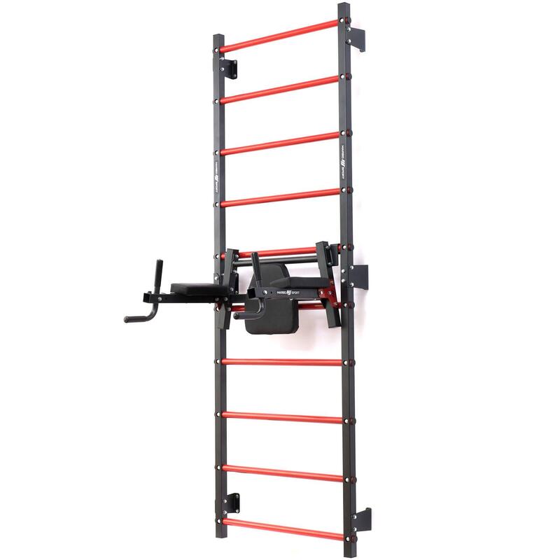 Gimnastică de formare set scară și balustradă cu bare paralele