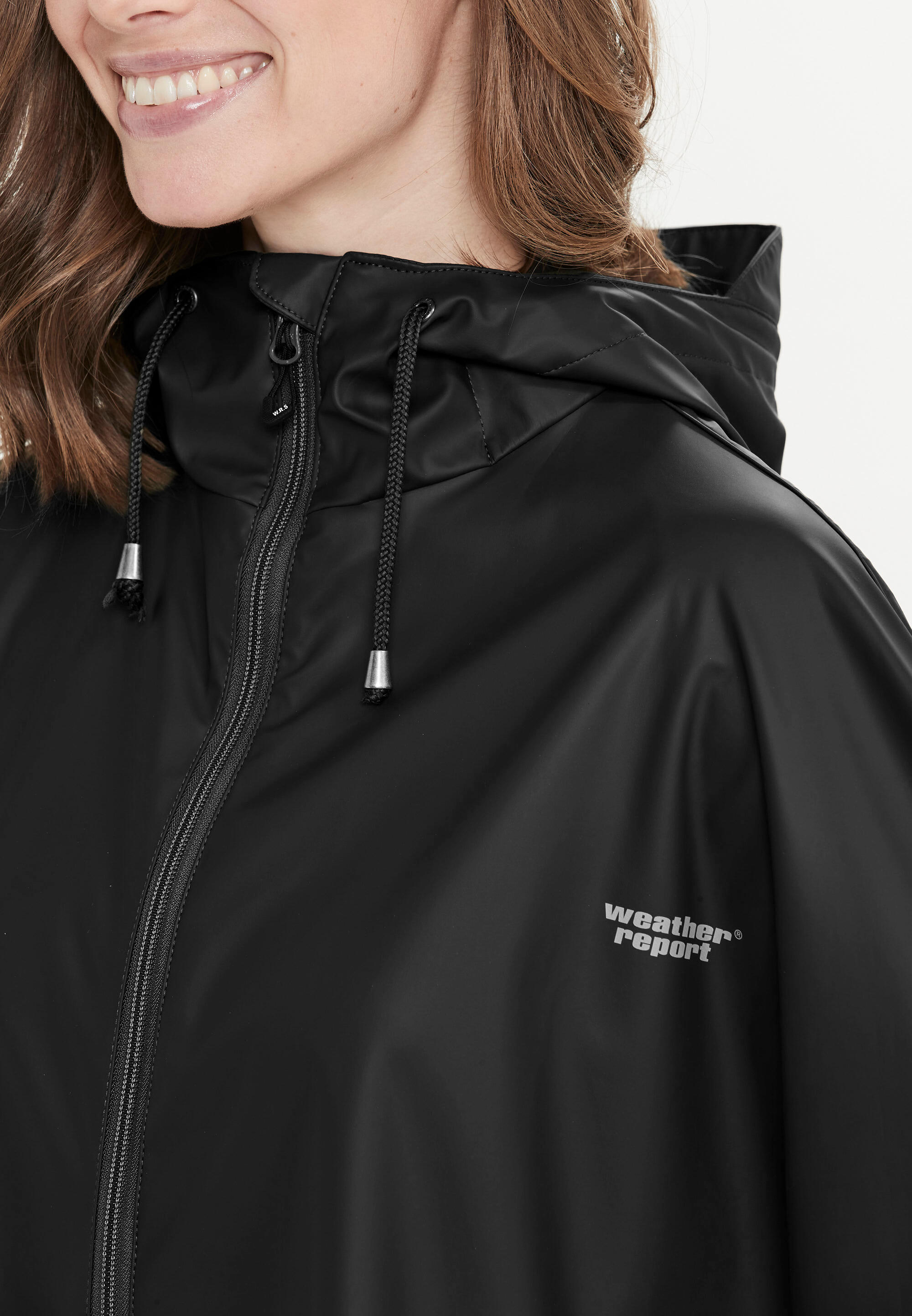 Poncho da pioggia donna Weather Report Flame W PU W-Pro 5000 3/5