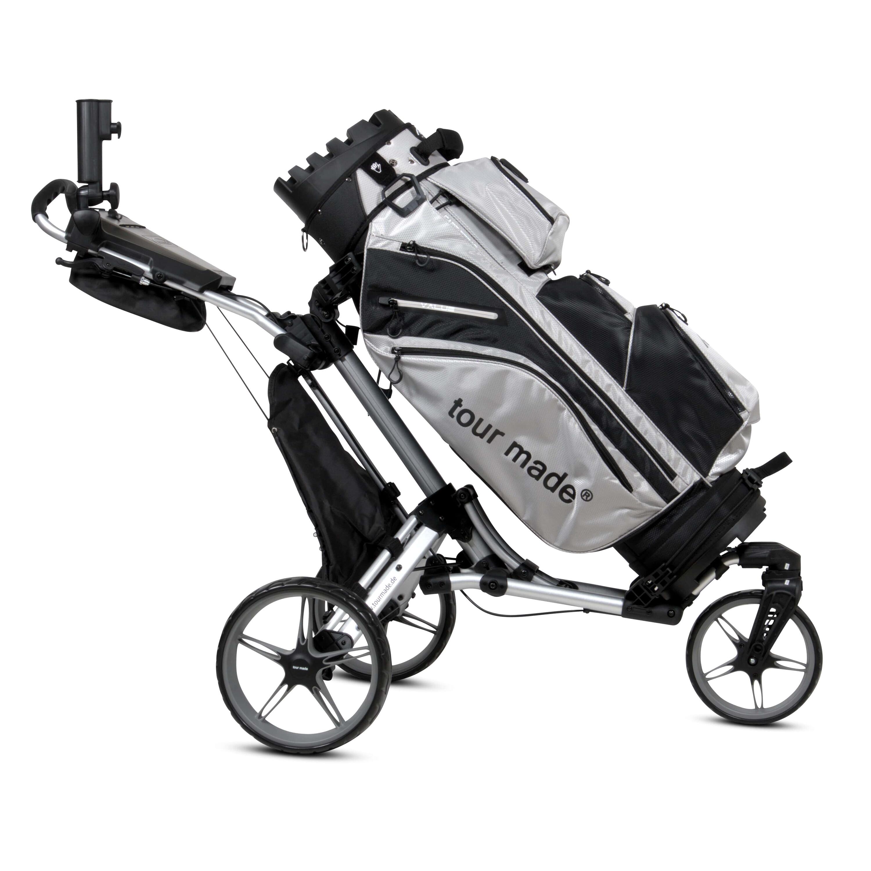 Tour Made RT-150 Swivel Push golftrolley 3/7