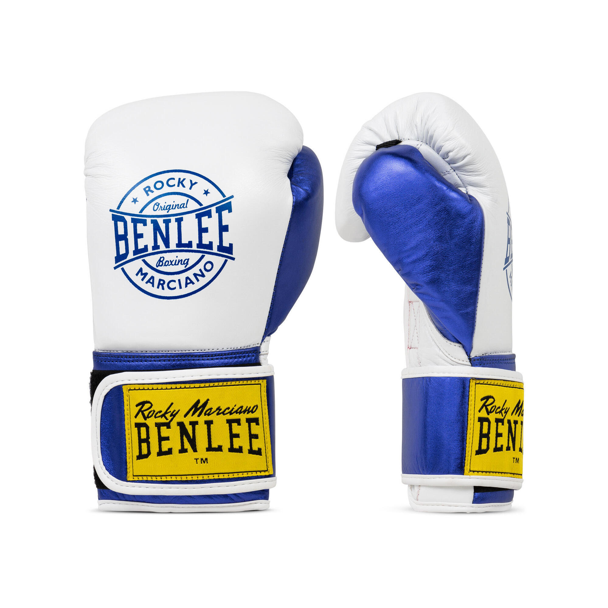 Benlee - Gants De Boxe Entraînement Enfant Benlee Metalshire - Gants De Boxe - Blanc|bleu - 10 Oz - Decathlon