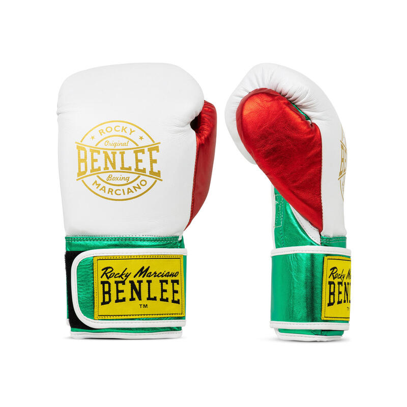 Gants De Boxe En Cuir Metalshire Benlee - Rembourrage Multicouche Pour Sac De Frappe Et Entraînement