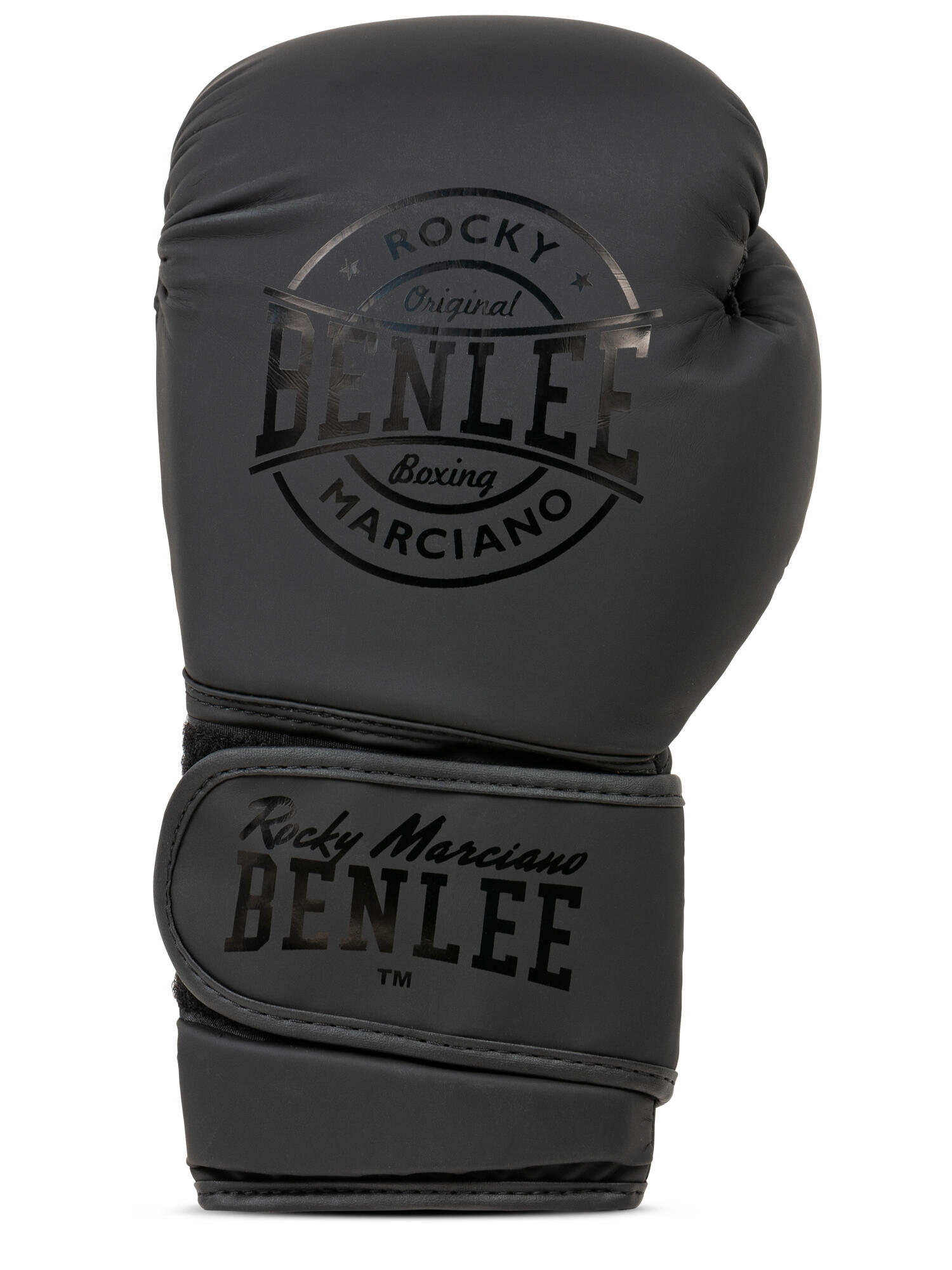 Gants De Boxe BENLEE Rocky Marciano 14 Oz – Cuir Synthétique, MLFT, Velcro Large, Noir/rouge/blanc, Unisexe Adulte