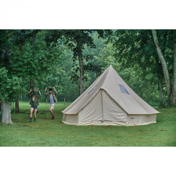 Tente tipi camping coton GOBI 8 - TRIGANO 5/7