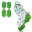 Protecție pentru încălțămintea de schi - Ski Boots Tractions Green