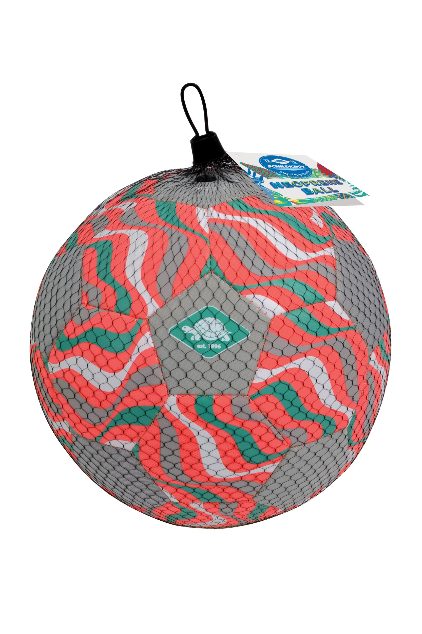 Ballon de plage en néoprène Schildkröt Taille 5 Vert Vagues 2/6