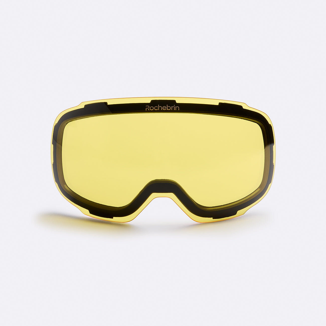 Rochebrin - Écran Aimanté Masque De Ski Anti-buée Rochebrin Pro Sphere Cat 1 Mauvais Temps - Masque De Ski - Jaune|orange - No Size - Decathlon
