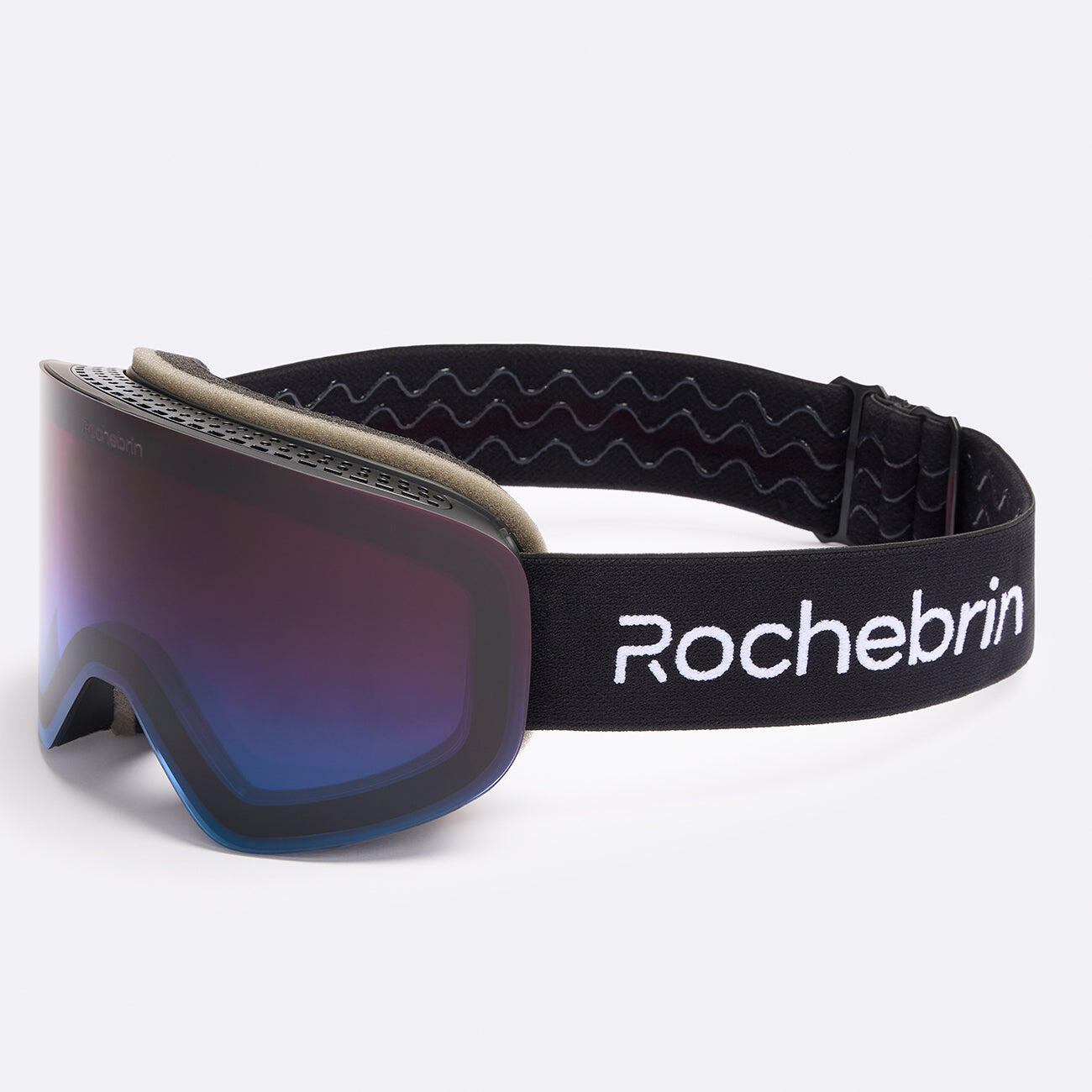 ROCHEBRIN Máscara magnética anti-embaciamento S3 para esqui e snowboard - (homem e mulher)