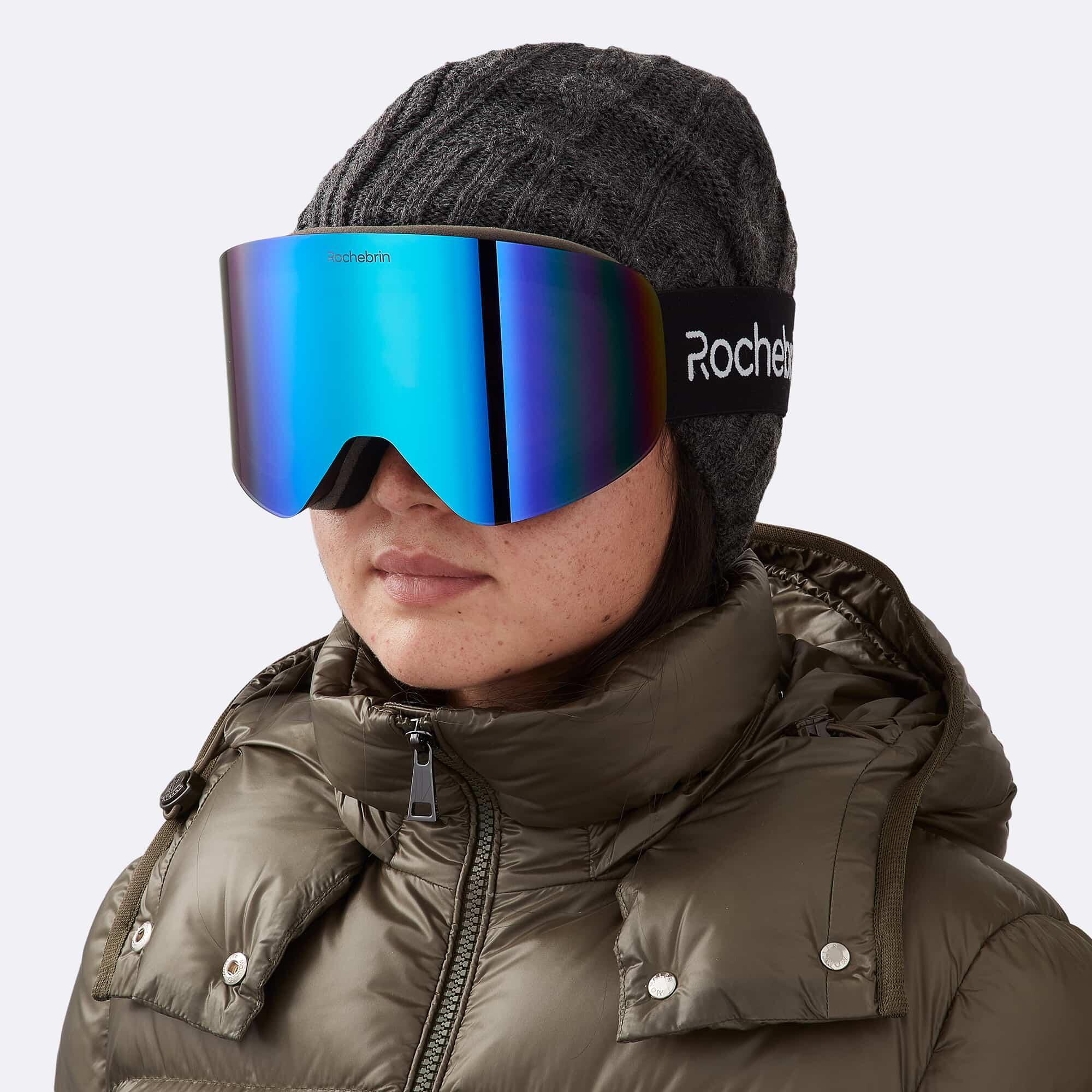 Masque de ski-snowboard aimanté anti-buée catégorie 3 - (homme et femme) 4/6