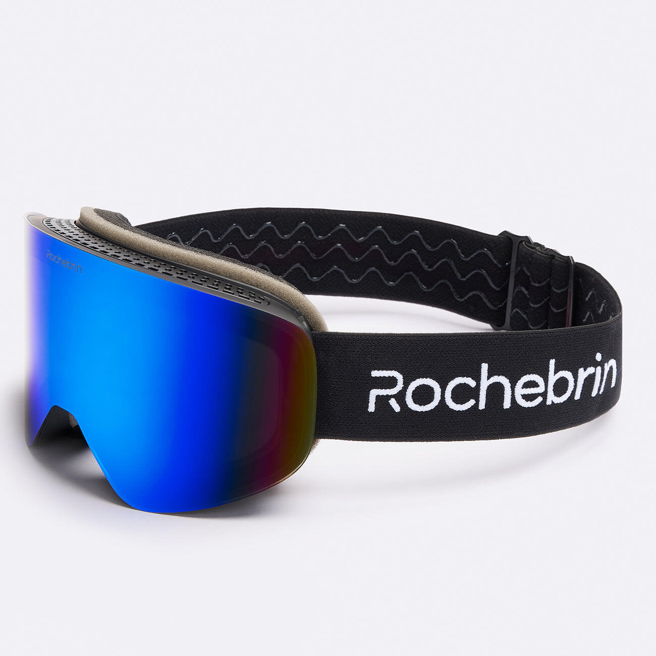 ROCHEBRIN Maschera da sci e snowboard magnetica antiappannamento S3 - (uomo e donna)