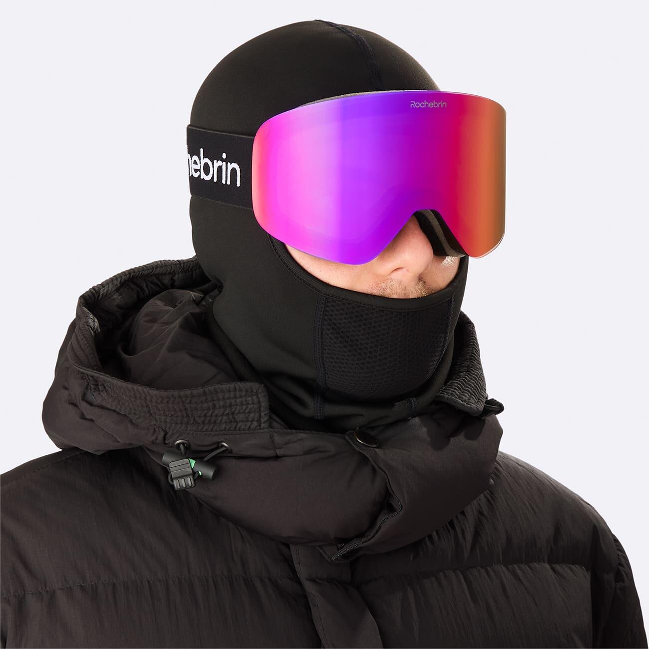 Máscara magnética anti-embaciamento S3 para esqui e snowboard - (homem e mulher) 4/6