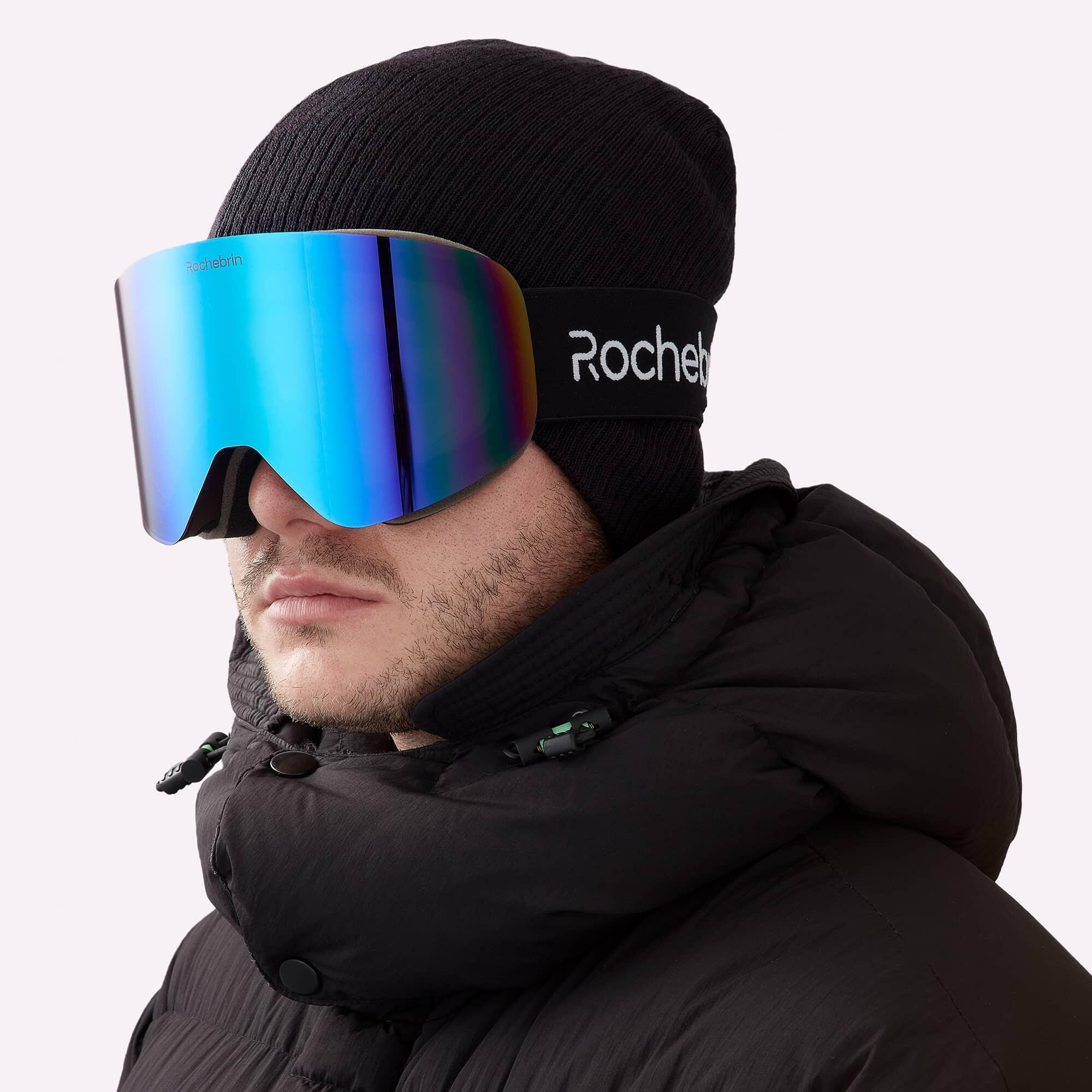 Masque de ski-snowboard aimanté anti-buée catégorie 3 - (homme et femme) 3/6