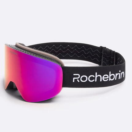 Masque de ski-snowboard aimanté anti-buée catégorie 3 - (homme et femme)