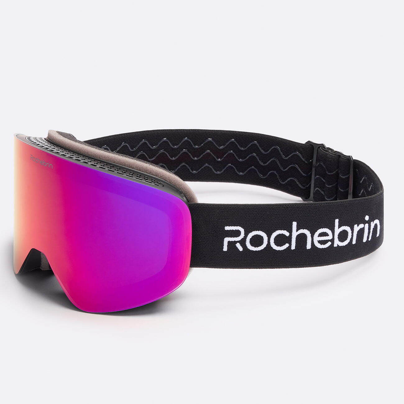 Rochebrin - Masque De Ski-snowboard Aimanté Anti-buée Catégorie 3 - (homme Et Femme) - Masque De Ski - Noir|rose|violet - No Size - Decathlon