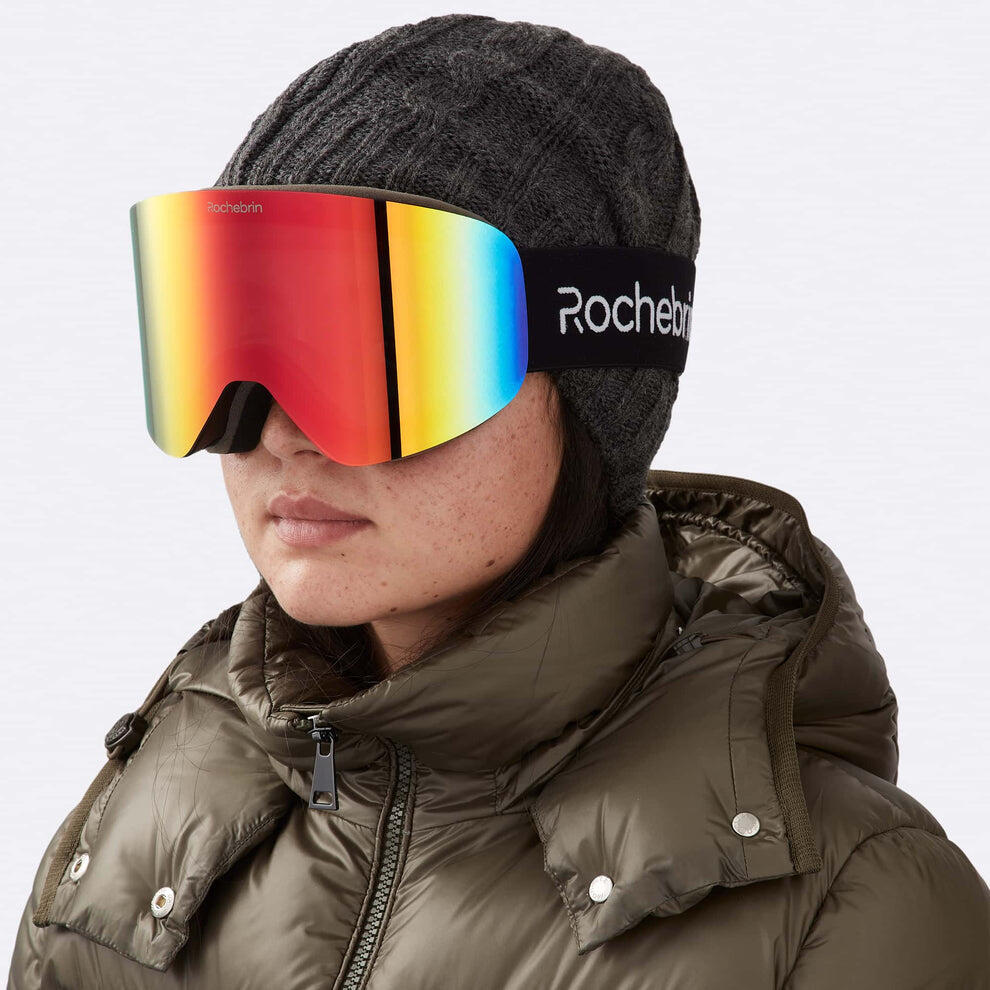 Masque de ski-snowboard aimanté anti-buée catégorie 3 - (homme et femme) 4/6