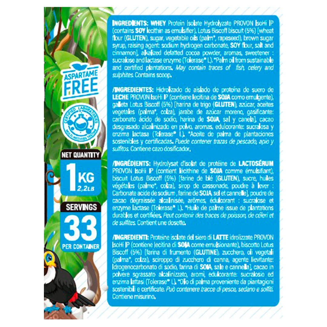 LIFE PRO HYDRO 1KG - Proteína Aislada Hidrolizada de Alta Pureza 3/4