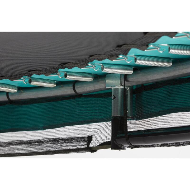 Trampoline - Sol Comfort Edition - 396 cm - Rond Vert