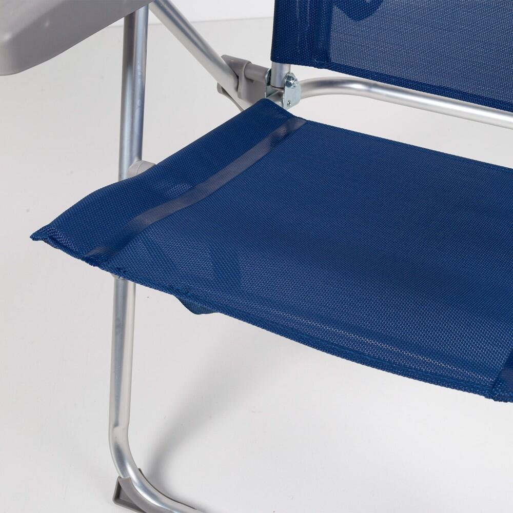 Cadeira de praia dobrável multiposições baixa blue Slim Aktive 6/7