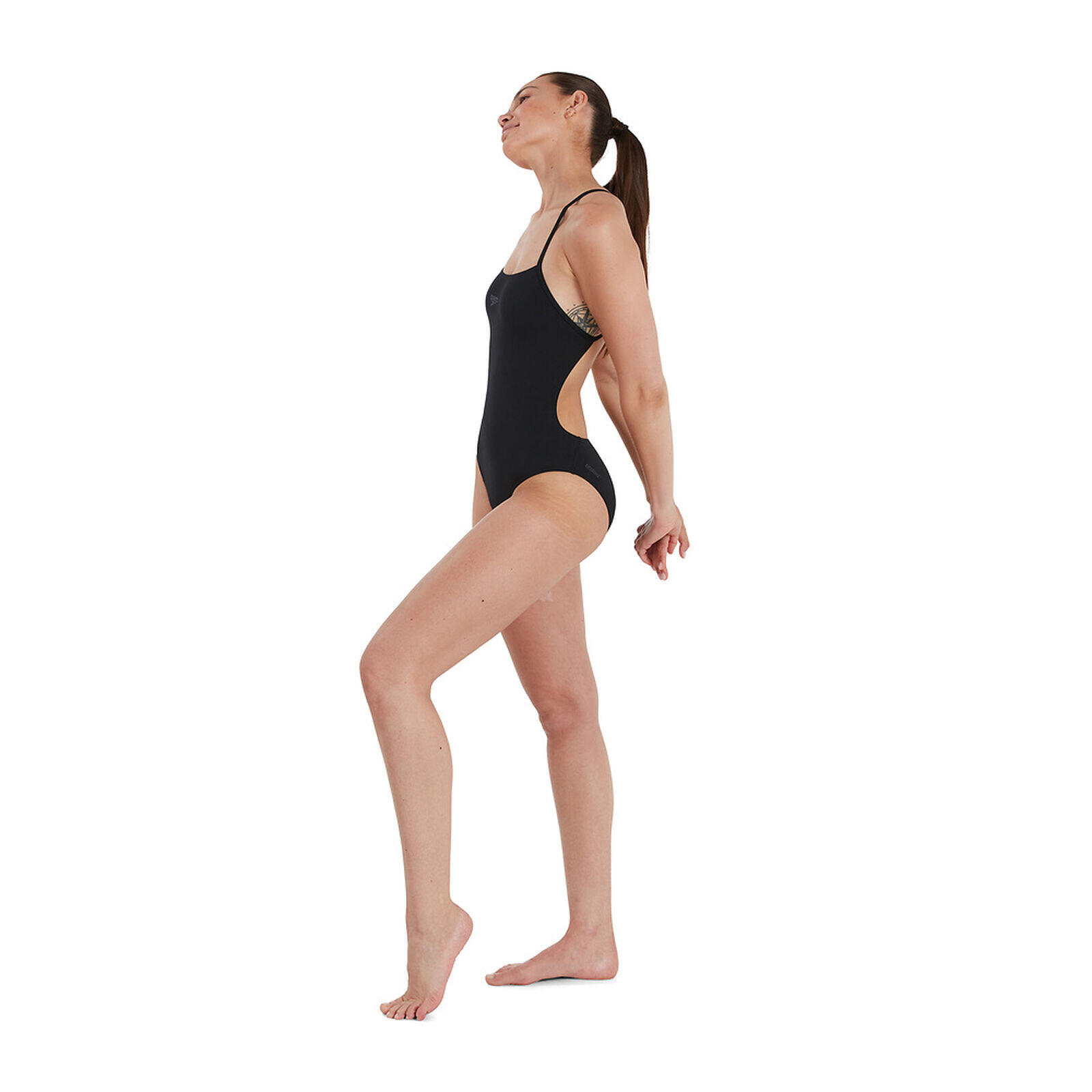 Speedo Endurance+ Thinstrap Swimsuit, Black 6/7