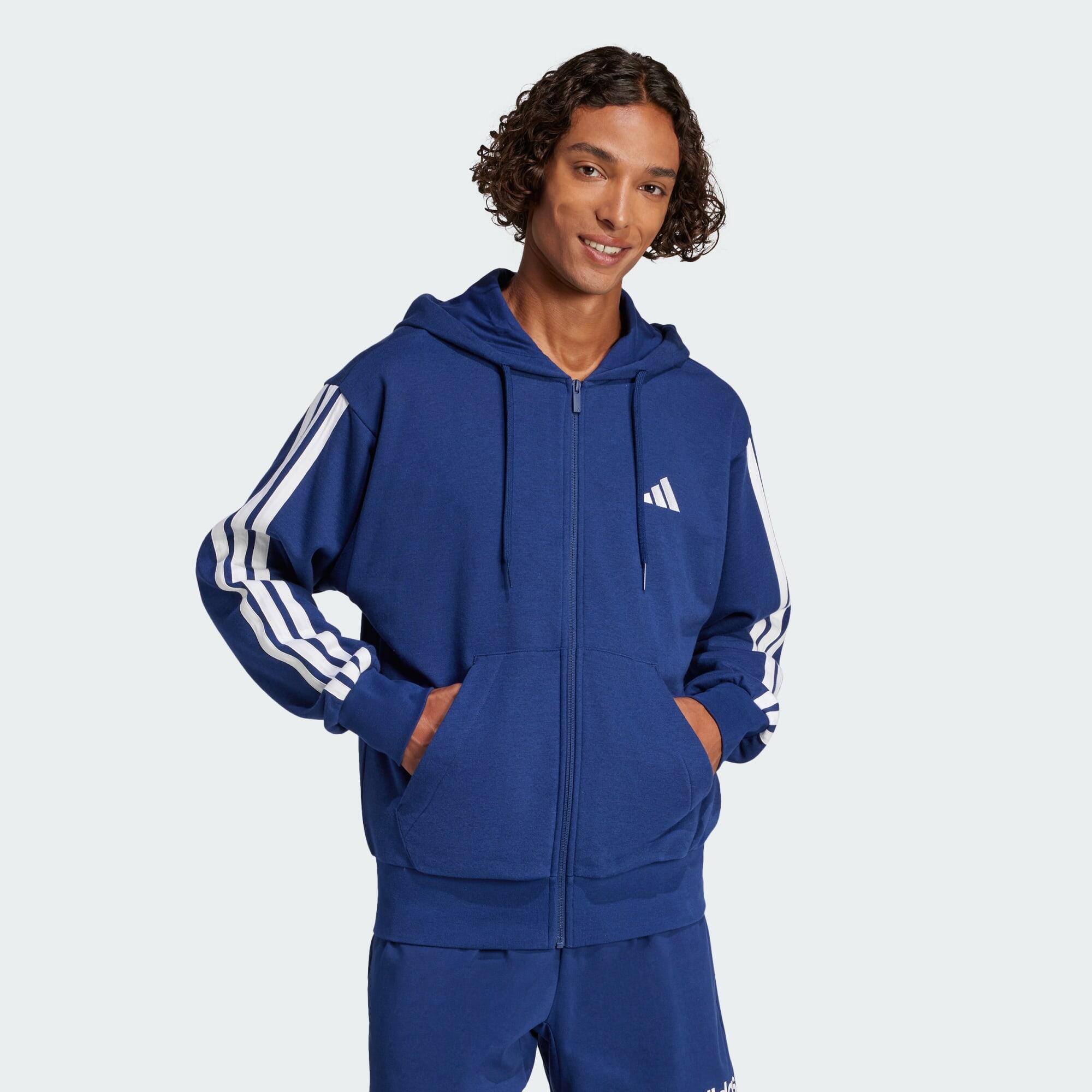 ADIDAS Casaco com Capuz em Moletão 3-Stripes Essentials