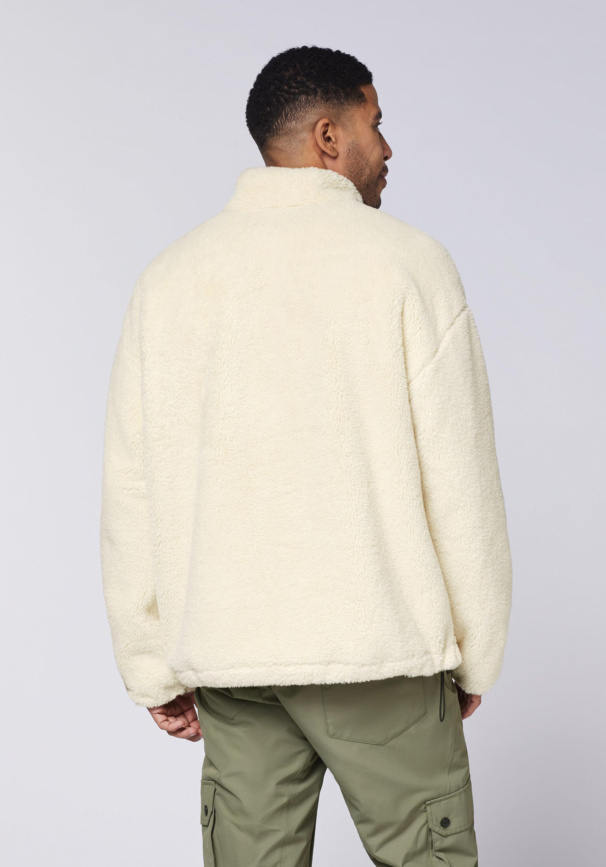 Fleece-Oberteil mit Brusttasche und Kängurutasche 4/7