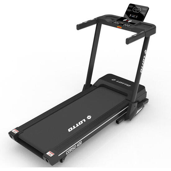 LOTTO Corso 400 Tapis de Course Electrique Pliable,Max 120kg,Bluetooth,1-16 km/h