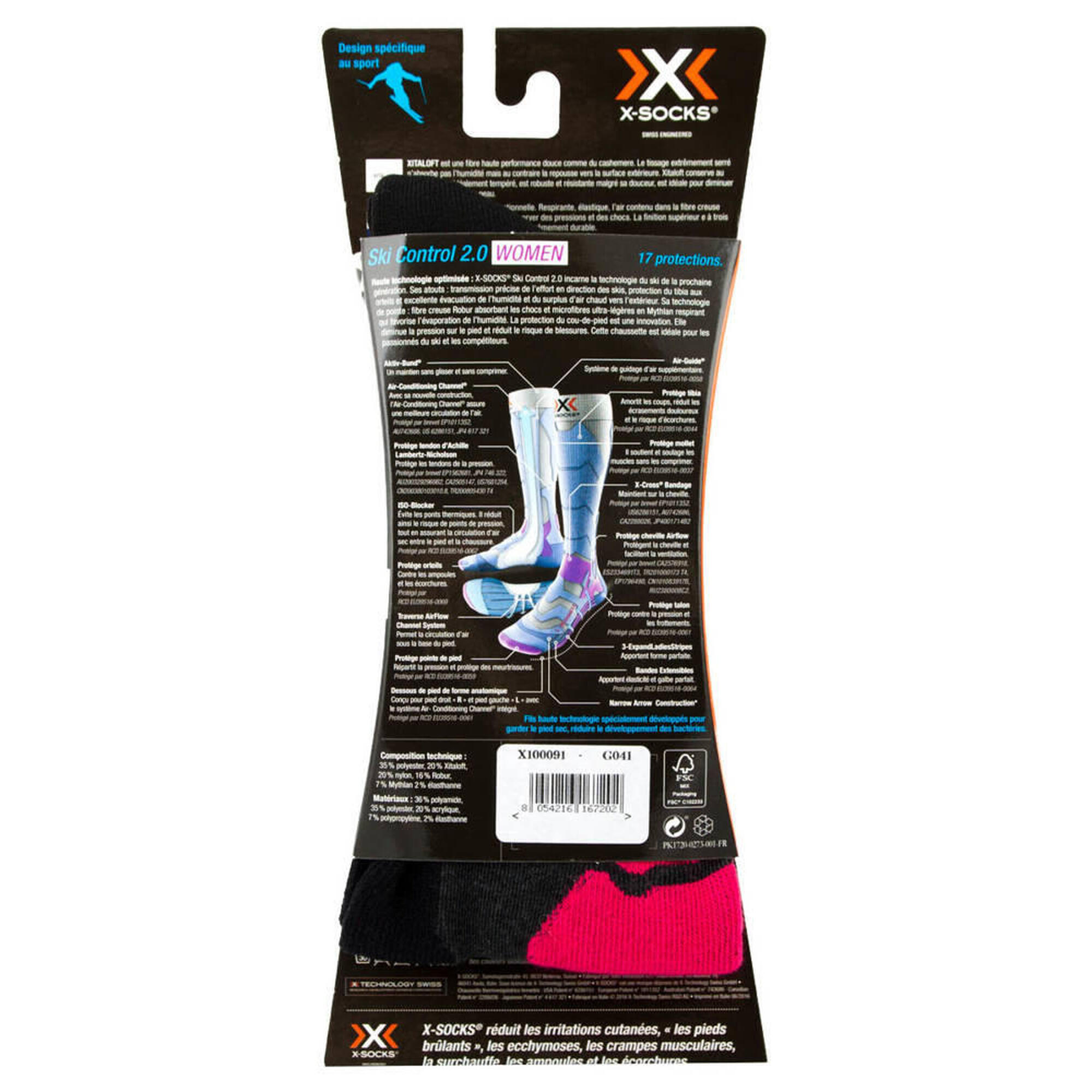 Skarpety narciarskie dla kobiet X-Socks Ski Control 2.0