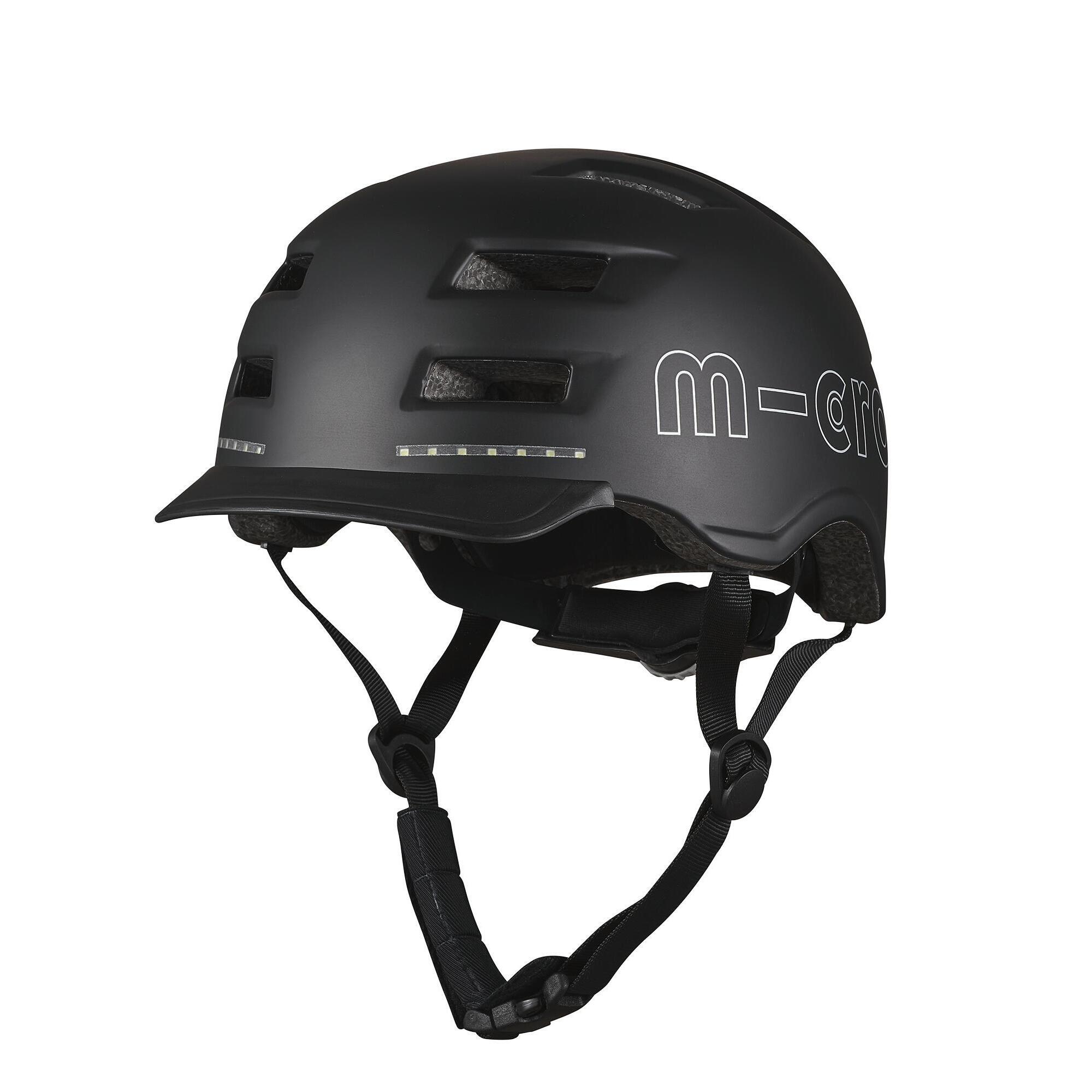 Micro - Casque Smart Led Noir - Casque - Noir - 57-62 Cm - Decathlon