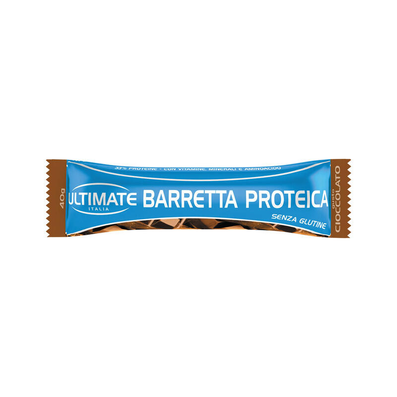 ULTIMATE ITALIA Integratore alimentare - BARRETTA PROTEICA CIOCCOLATO - 40g