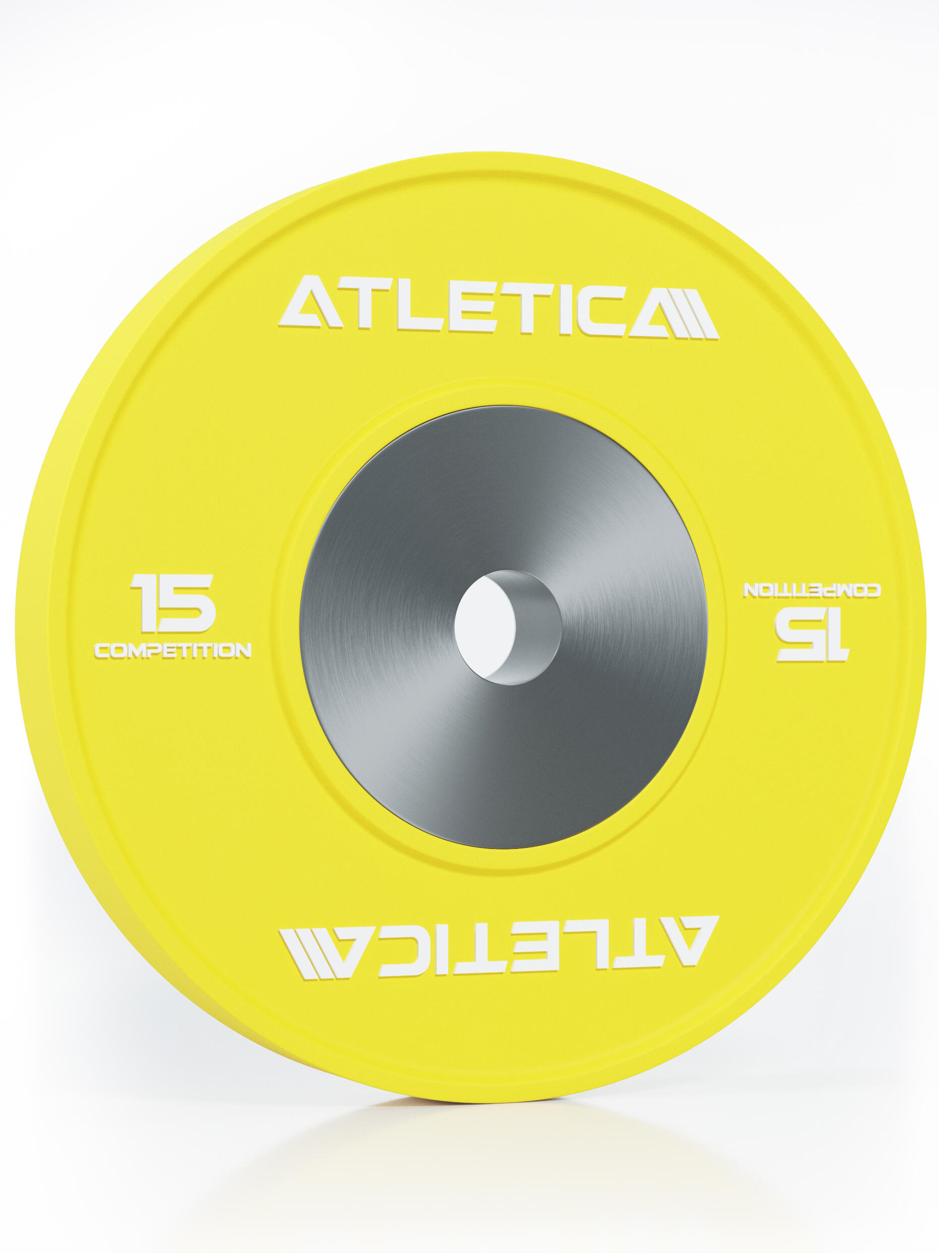 Competition Bumper Plates | 2 x 15kg | Hervorragende Aufprallabsorption 3/5