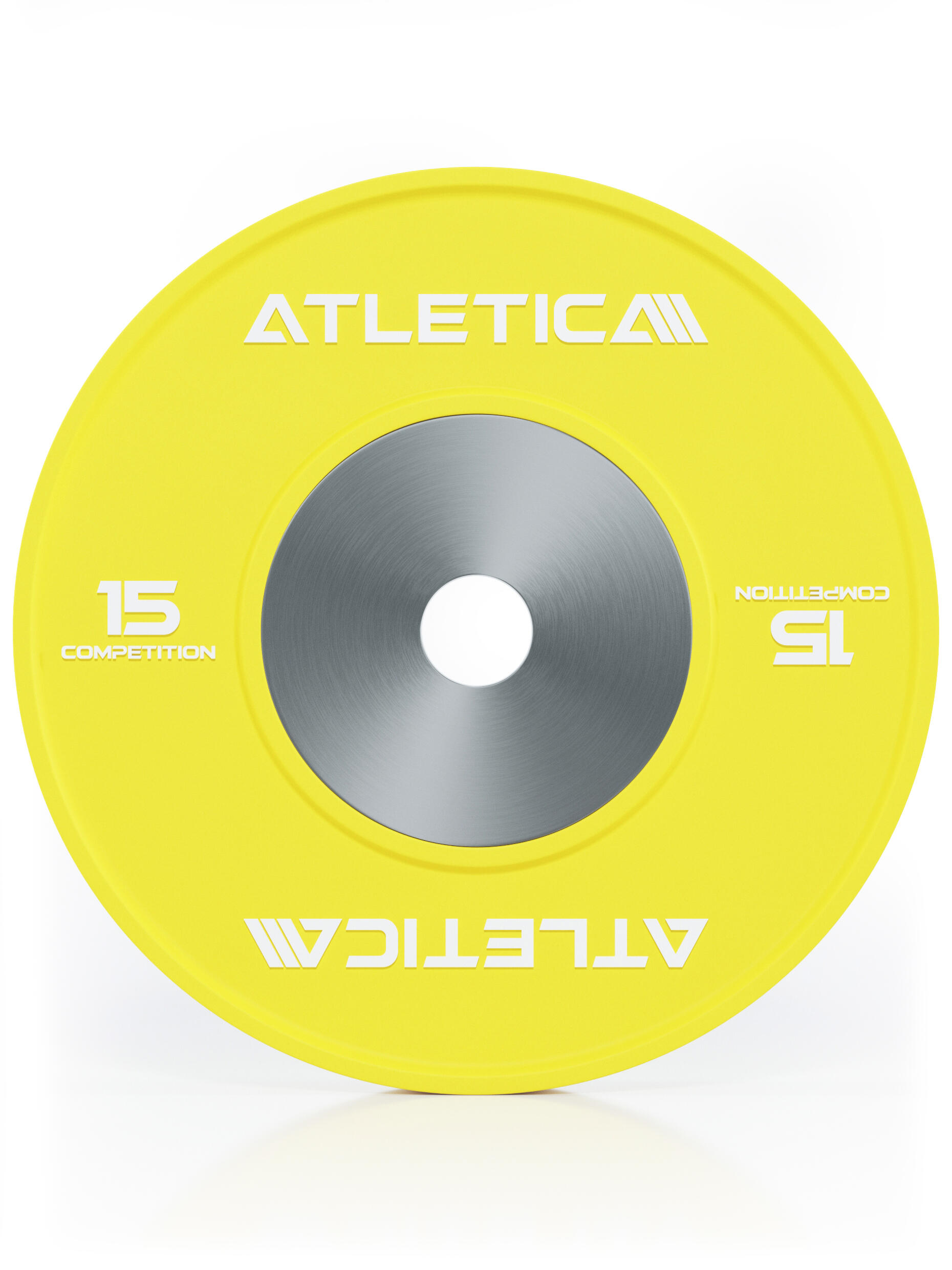 Competition Bumper Plates | 2 x 15kg | Hervorragende Aufprallabsorption 4/5