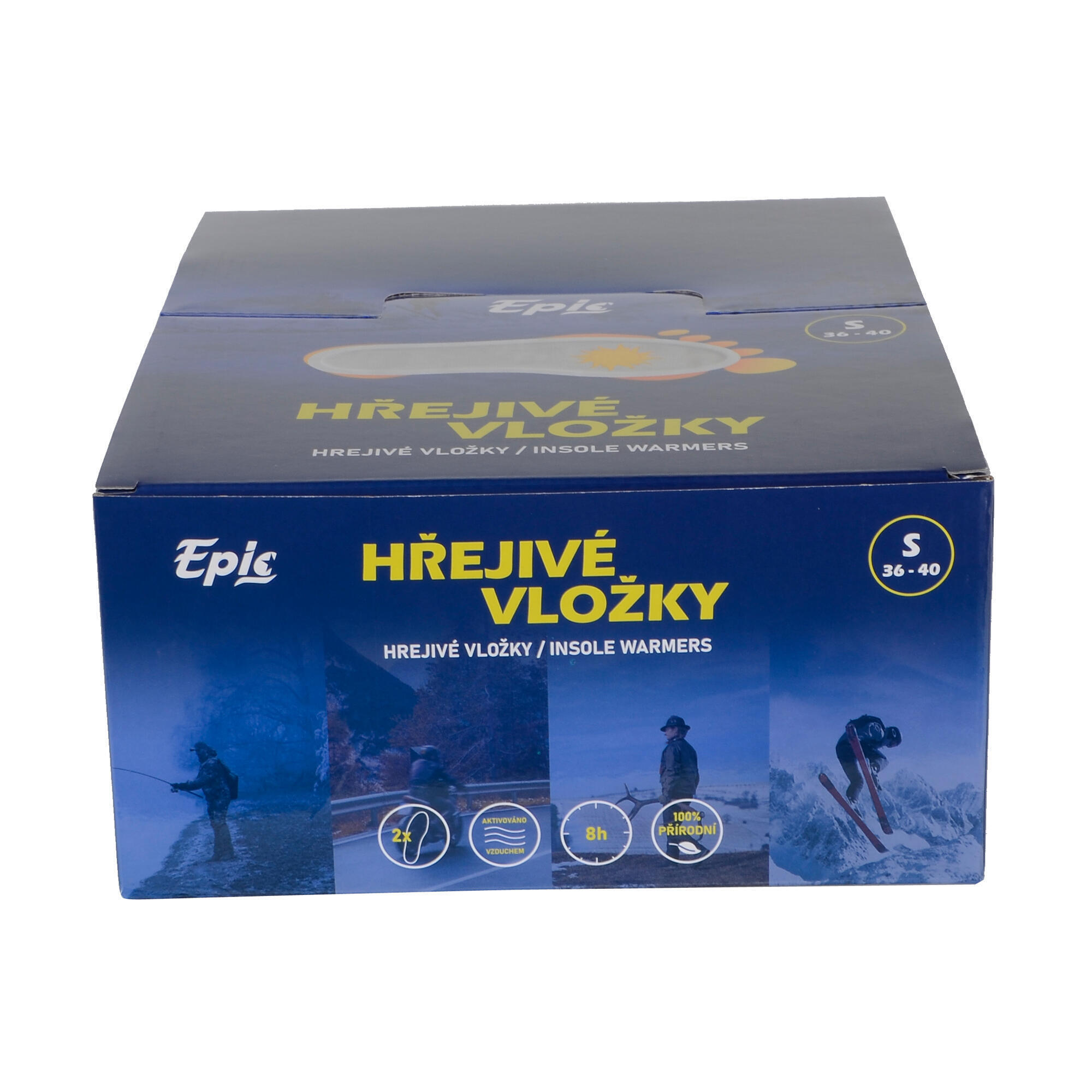 EPIC Hřejivé vložky do bot Epicstar (1 balení = 30párů), vel. S