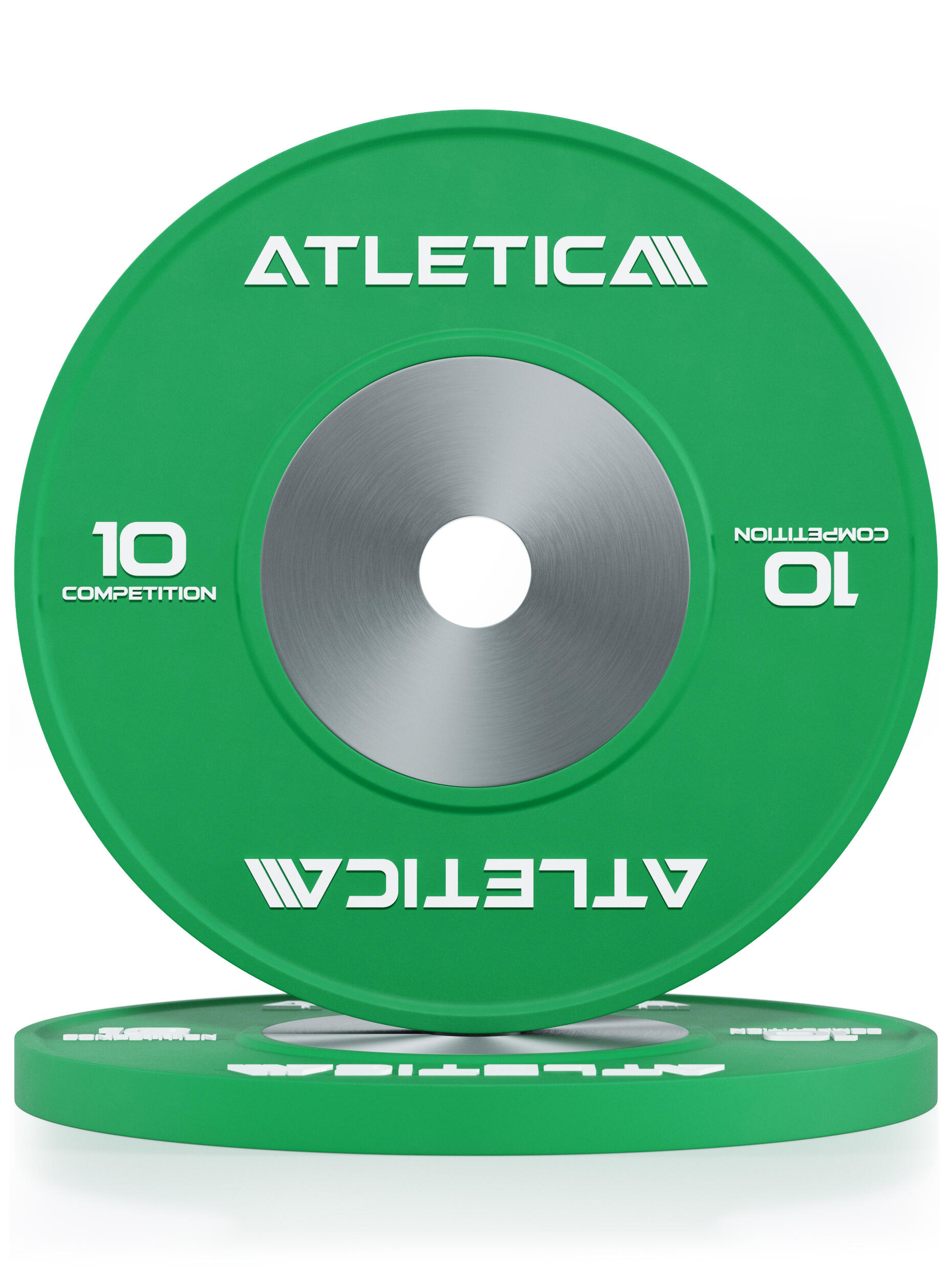 Competition Bumper Plates | 2 x 10kg | Hervorragende Aufprallabsorption 2/5