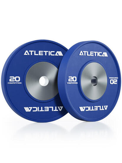 Competition Bumper Plates | 2 x 20kg | Hervorragende Aufprallabsorption