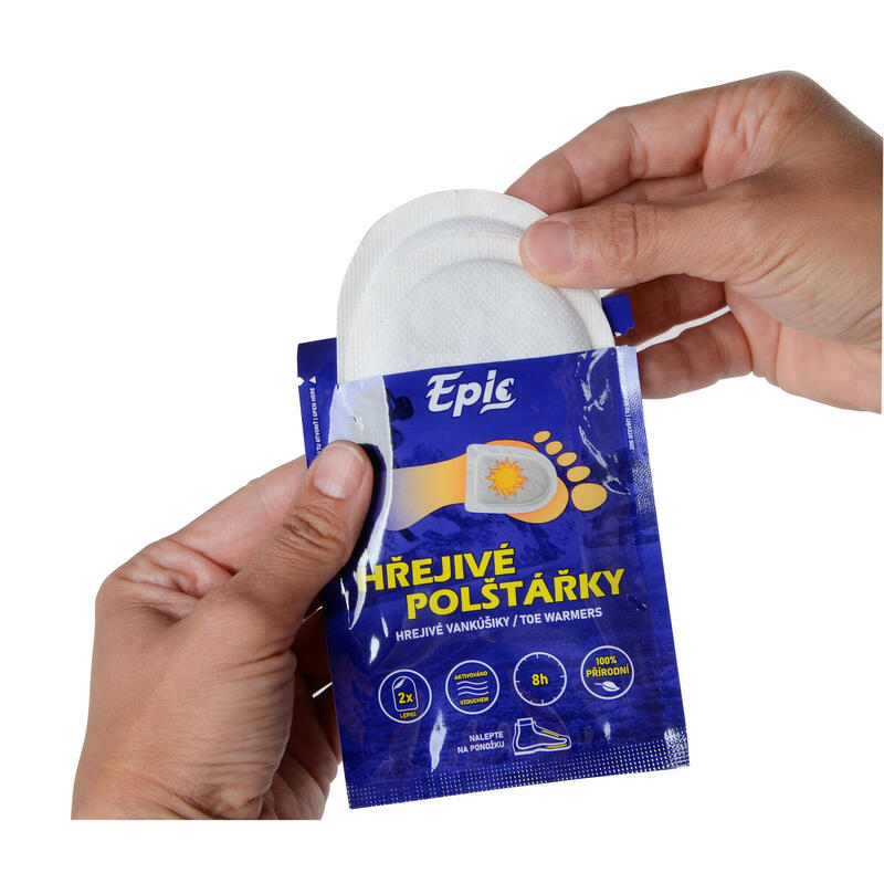 Hřejivé polštářky na nohy Epicstar - lepicí (1 balení = 40párů)
