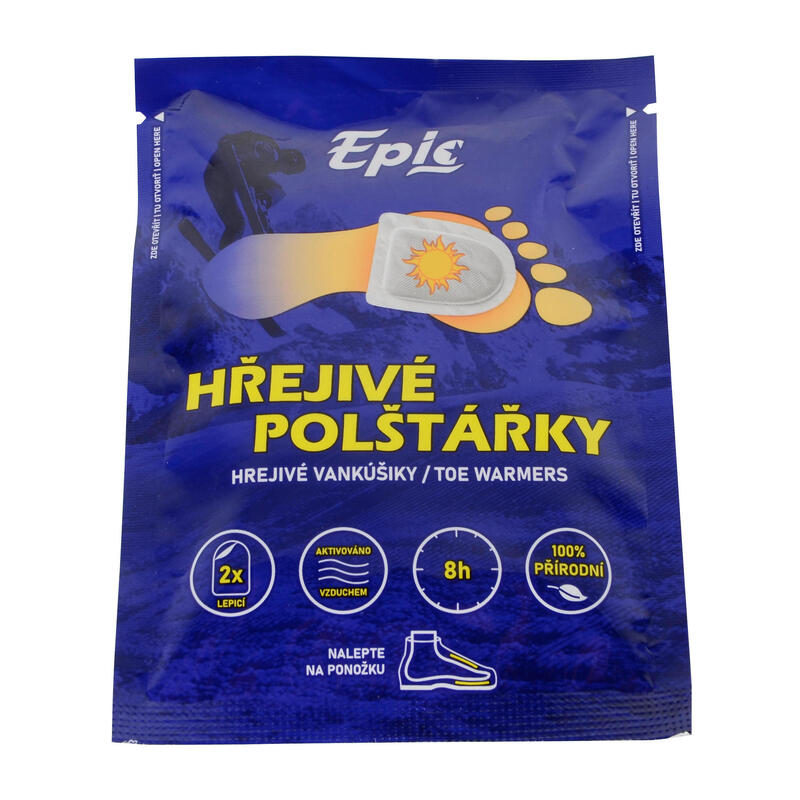 Hřejivé polštářky na nohy Epicstar - lepicí (1 balení = 40párů)