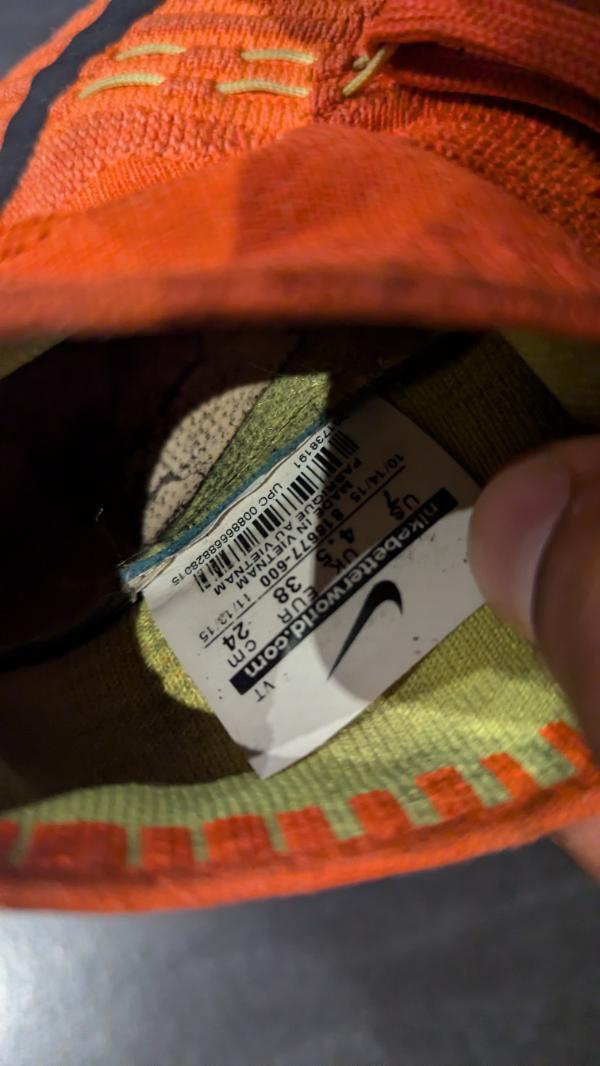 Entre Particuliers - Chaussures Nike Flyknit orange 5/5