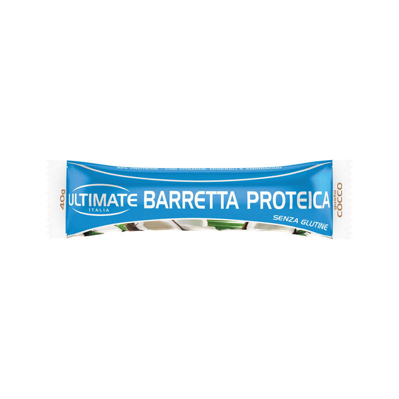 ULTIMATE ITALIA Integratore alimentare - BARRETTA PROTEICA COCCO - 40g