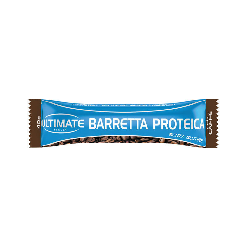 ULTIMATE ITALIA Integratore alimentare - BARRETTA PROTEICA CAFFE' - 40g