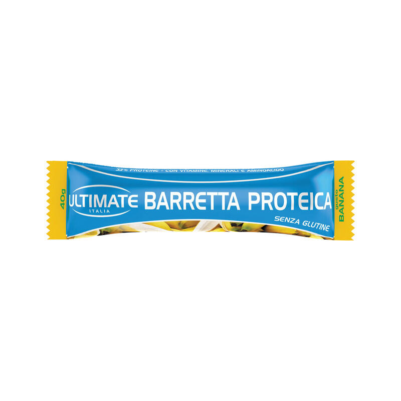 ULTIMATE ITALIA Integratore alimentare - BARRETTA PROTEICA BANANA - 40g