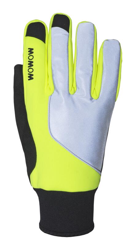 WOWOW Fietshandschoenen waterdicht ademend maat S - Wetland geel/zilver