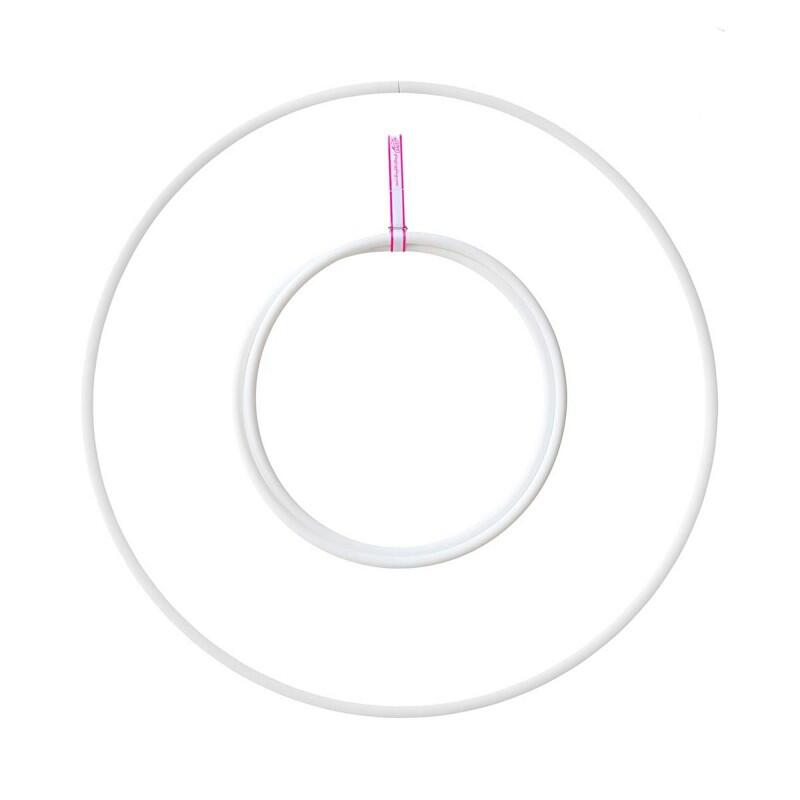 CIRKAO Hula Hoop Play Tubo dobrável 16 mm Ø 80 cm - branco