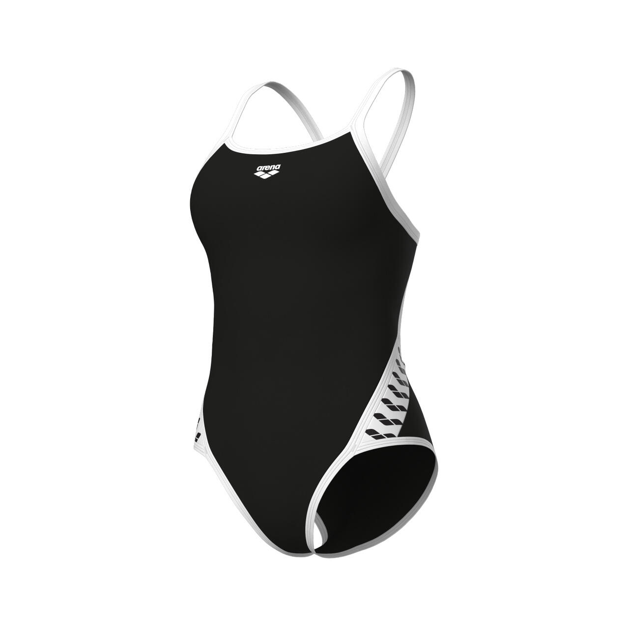 Arena Badpak Icons Super Fly Back Solid Zwart/Wit 6/7