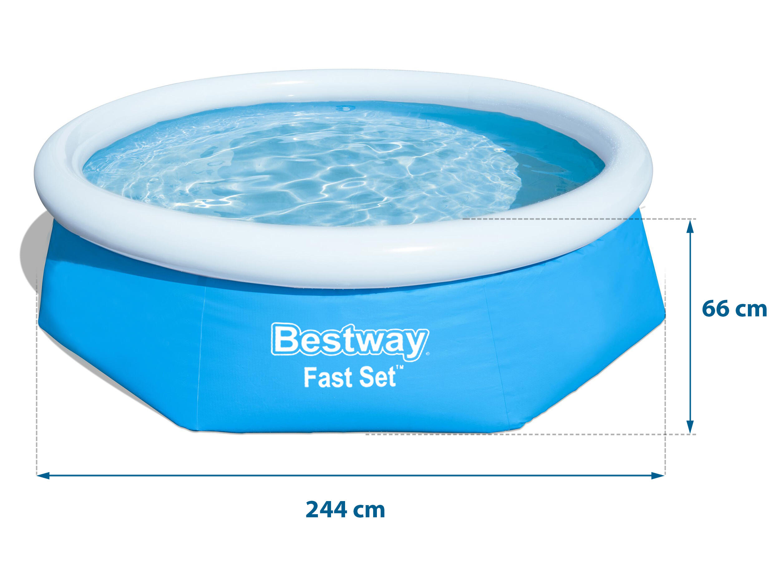 Piscine natation - Basen Ogrodowy Rozporowy bleu 5/5