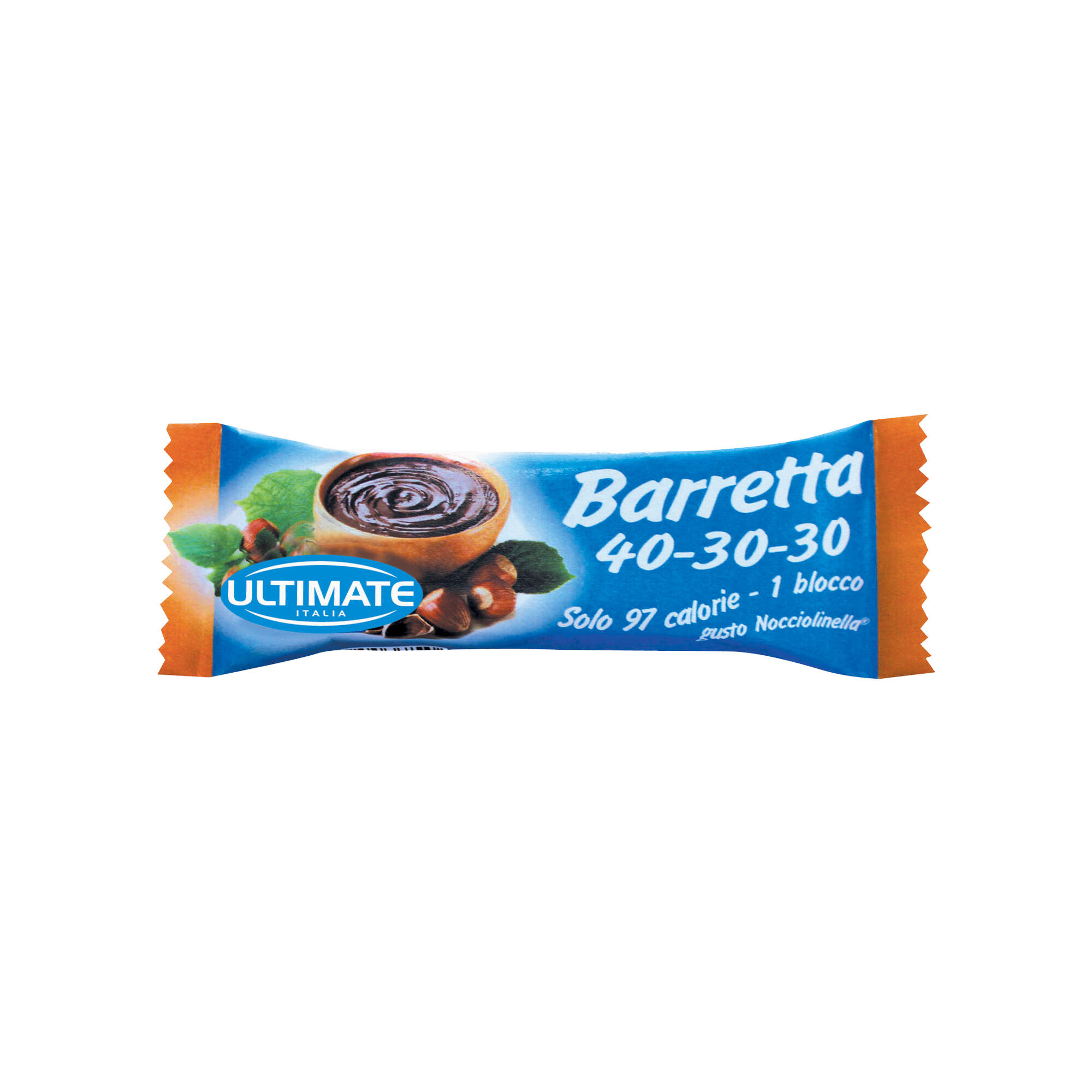 ULTIMATE ITALIA BARRETTA 40-30-30 27g NOCCIOLINELLA INDICATA NELLA DIETA A ZONA