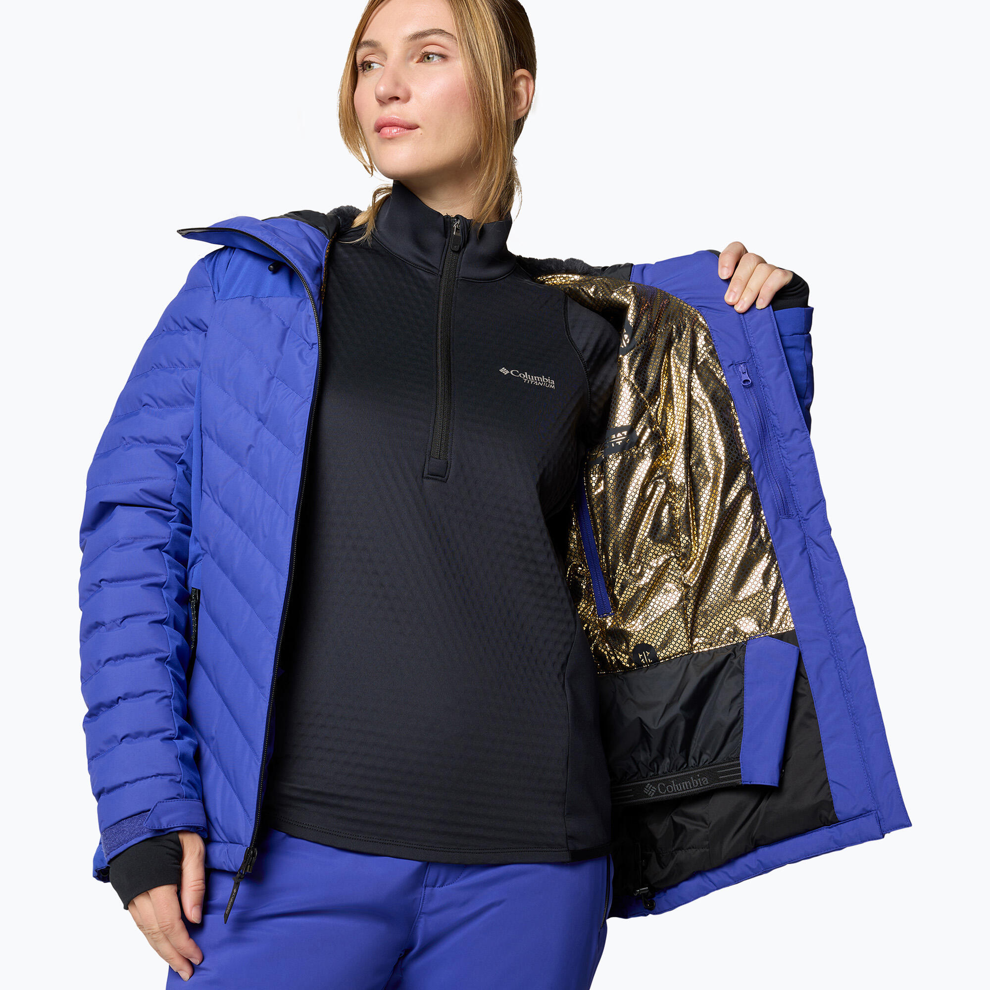 Columbia Chaqueta Bird Mountain Azul 4/5
